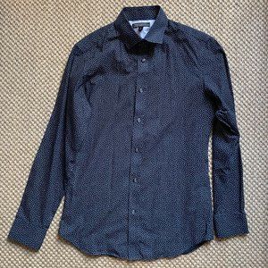 Banana Republic slim fit, print button down